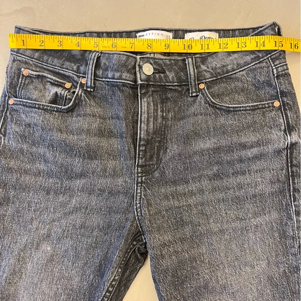 ASOS DESIGN Cone‎ Mill Denim Skinny Jeans in Washed Black, 30x28